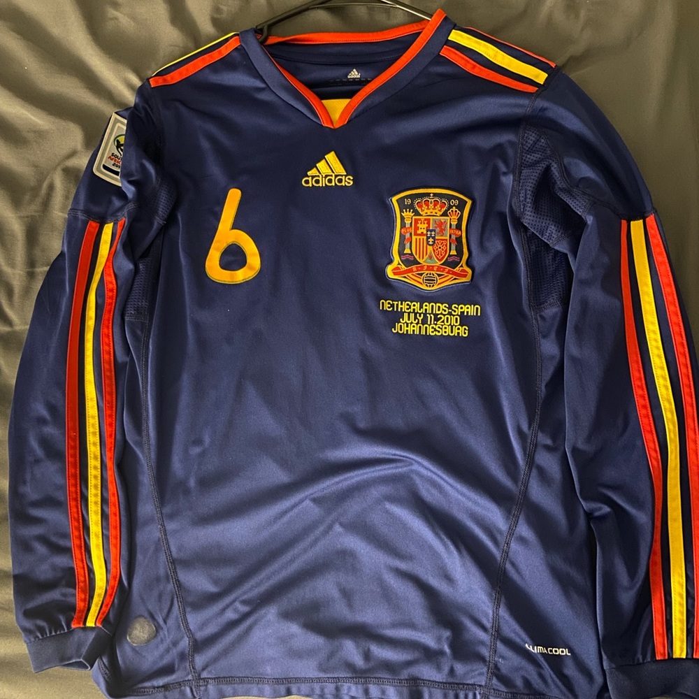 Andres Iniesta 2010 World Cup Final *Player Version* Jersey